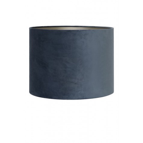 Light & Living Lampenschirm Zylinder 25-25-18 cm VELOURS dusty blue