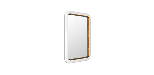 Maison Valentina * Ring Rectangular mirror erhältlich in weiß und in schwarz