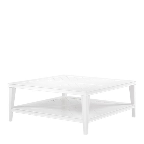 EICHHOLTZ Coffee Table Bell Rive Square * White finish