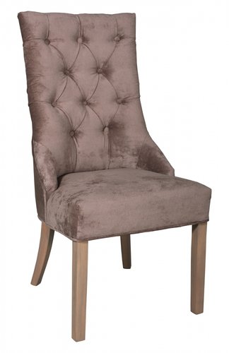 Stuhl Julia mit Paspelierung - Ella Bleach & Tempo, 106 x 54 x 70 cm