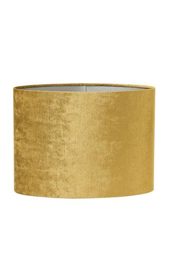 Light & Living 3558753 - Lampenschirm oval gerade 58-58-32 cm GEMSTONE Gold