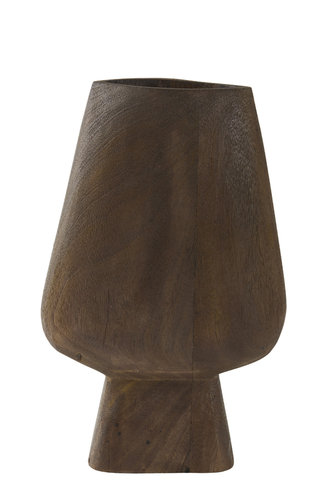 Light & Living 5831861 - Vase Deko 26x10x40 cm SEDILO Holz matt rotbraun