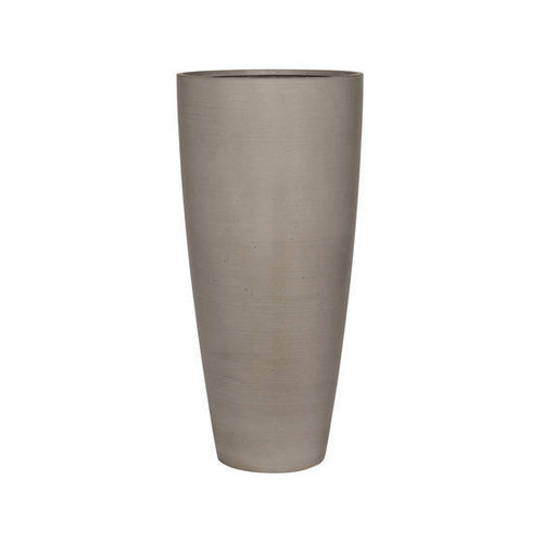 Pottery Pots Dax L, Clouded Grey 37x80 cm