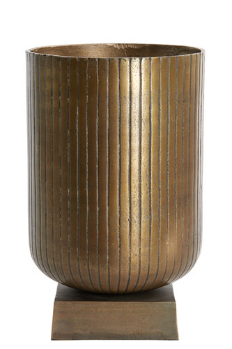 Light & Living 5857018 - Vase 30x30x47 cm JIRONA roh antik bronze