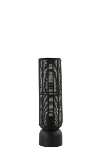 1875212 - Tischleuchte Ø11x39,5 cm LEZUZA matt schwarz
