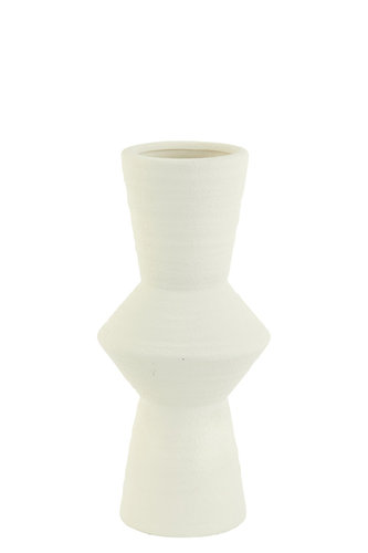 Light & Living 5822326 - Vase Deko Ø18,5x40,5 cm AYLA Keramik crème