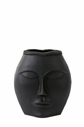 Light & Living 5853412 - Vase 25x15x27 cm FACE matt schwarz