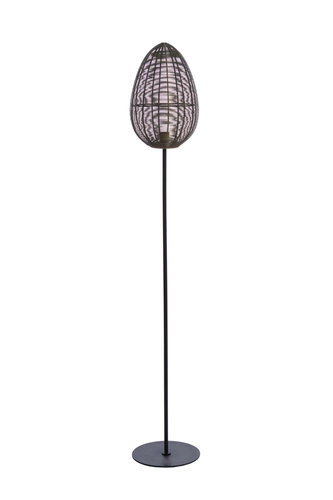 Light & Living 8055218 - Stehleuchte Ø34x165 cm YAELLE antik bronze+matt schwarz